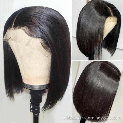 Perruque Pixie Cut Wig Human Hair Curly Bob Short Pixie Cut Lace Wig Bleached Knots Lace Frontal 13x4 Pixie Wig With Baby Hair